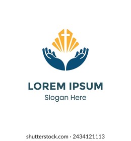 Church logo. Christian symbols. Unity in Jesus Christ.