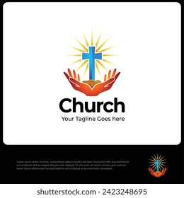 Church  logo Christianity  Logo Template