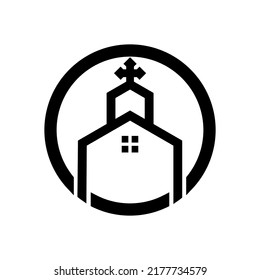 Church Logo Circle Stock Vector (Royalty Free) 2177734579 | Shutterstock