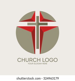 Church logo. Cross