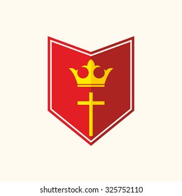 Church logo. Crown and cross.