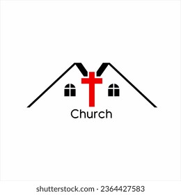 Church logo design with the letter YM concept.