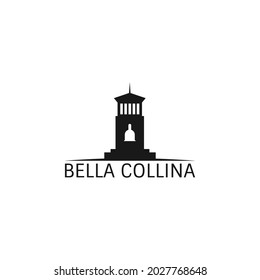 Logo-Design der Kirche und Vorlage