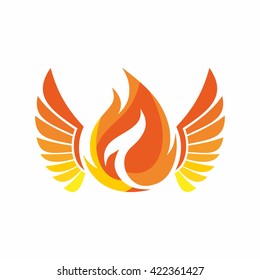 Church logo. The fire of the Holy Spirit.