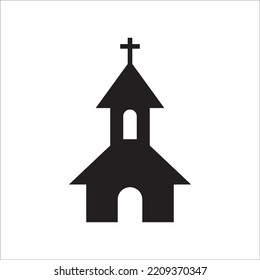 church logo icon vector design, this vector can be used for logos, icons, banners and others