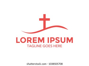 church logo. minimalist. vector illustration. icon. editable