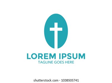 Church Logo Minimalist Vector Illustration Icon Stock Vector (Royalty ...