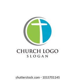 Church Logo Modern Vector Graphic Abstract