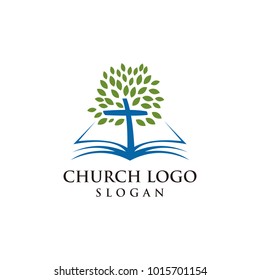 Church logo modern vector graphic abstract