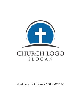 Church logo modern vector graphic abstract