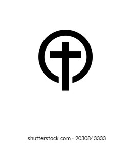 Church logo modern vector graphic abstract