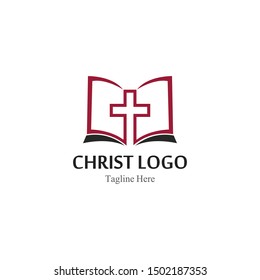 Church Logo Template Design Vector Emblem Stock Vector (Royalty Free ...