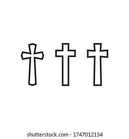 Ilustración del diseño del logotipo de la iglesia