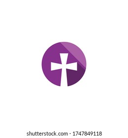 Ilustración del diseño del logotipo de la iglesia