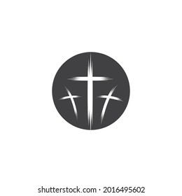 Vektorgrafik-Vorlage für das Kirchenlogo
