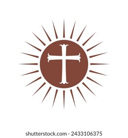 Church logo vector ilustration template