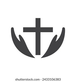 Church logo vector ilustration template