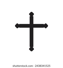 Plantilla de ilustración vectorial de logotipo de iglesia