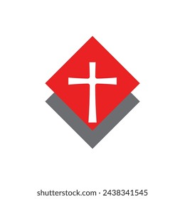 Church logo vector ilustration template