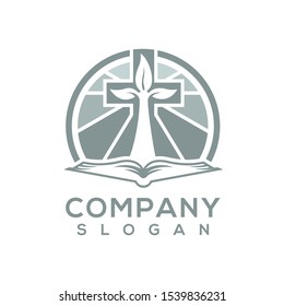church logo vector, template, illustration