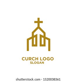 Church Logo Modern Vector Graphic Abstract Stock Vector (Royalty Free ...