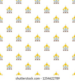 Church pattern seamless vector repeat for any web design