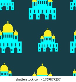 Church  pattern. Vector image, eps 10