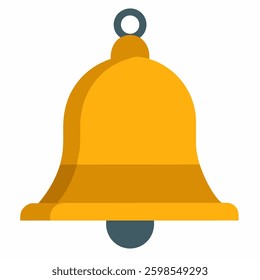 church religious bell vector icon on white background