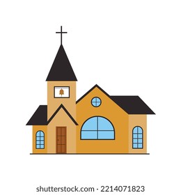 The Church Royalty Free Vector Illustration