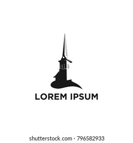 Church silhouette logo