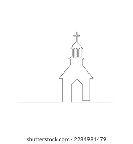 Vector de arte de una sola línea