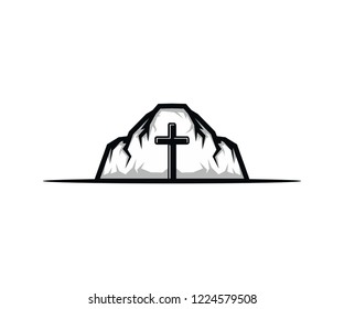 church stone logo vector