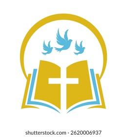 Design-Vorlage für das Kirchensymbol