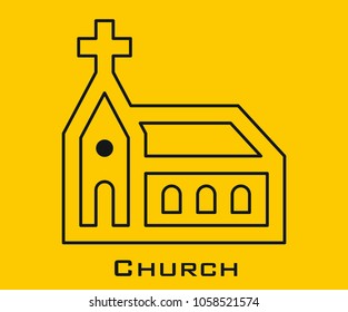 Church vector icon