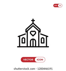 Church vector icon