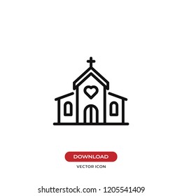 Church vector icon