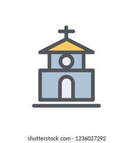 church vector icon