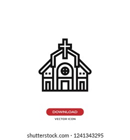 Church vector icon