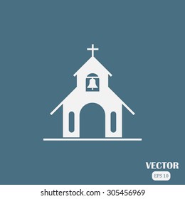 church vector icon