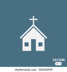 church vector icon