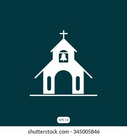 church vector icon
