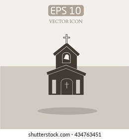 church vector icon