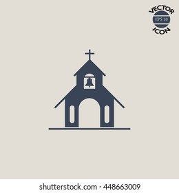 church vector icon