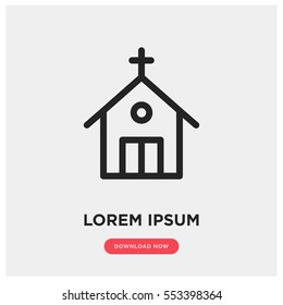 Church vector icon