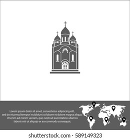 Church vector  icon