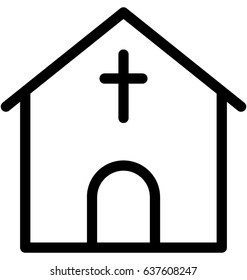 Church Vector Icon