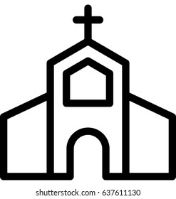 Church Vector Icon