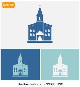 Church vector icon design