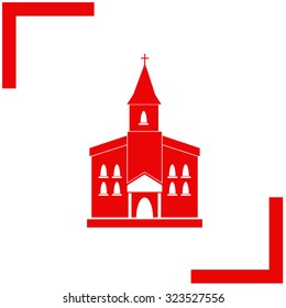 Church vector icon design