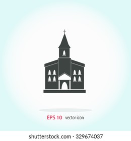 Church vector icon design